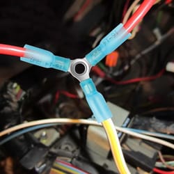 awg way wire connectors, electrical heat shrink butt terminals kit, waterproof, durable, for automotive