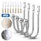 Mounted Drapery Tiebacks Curtain Holdback Wall Curtains Holder Aluminum Alloy Hooks For Elegant Hom 6