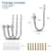 Mounted Drapery Tiebacks Curtain Holdback Wall Curtains Holder Aluminum Alloy Hooks For Elegant Hom 5