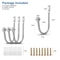 Mounted Drapery Tiebacks Curtain Holdback Wall Curtains Holder Aluminum Alloy Hooks For Elegant Hom 5