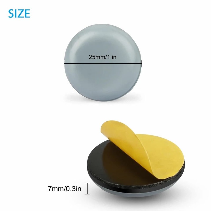 SelfStick Furniture Sliders Durable Teflon Glides For Chairs Tables Sofas And Cabinets Floor Protec 1
