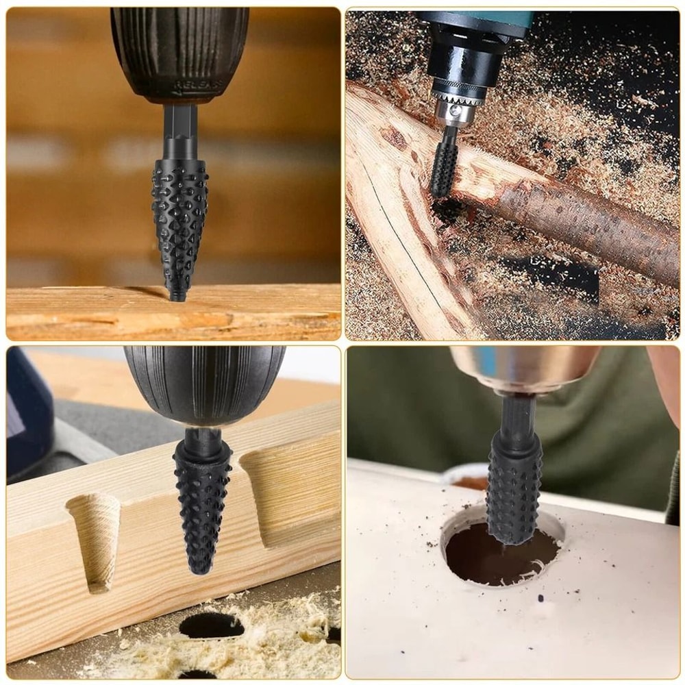 Rotary File Carbon Steel Shank Wood Carving Polishing Tools For DIY Woodworking Projects 1