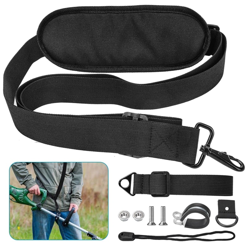 Adjustable Shoulder Strap For Weed Trimmer Universal Harness Belt For Grass Edger Comfortable 0