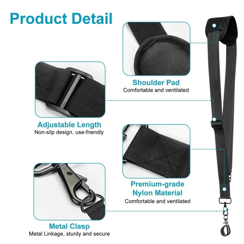 Adjustable Shoulder Strap For Weed Trimmer Universal Harness Belt For Grass Edger Comfortable 6