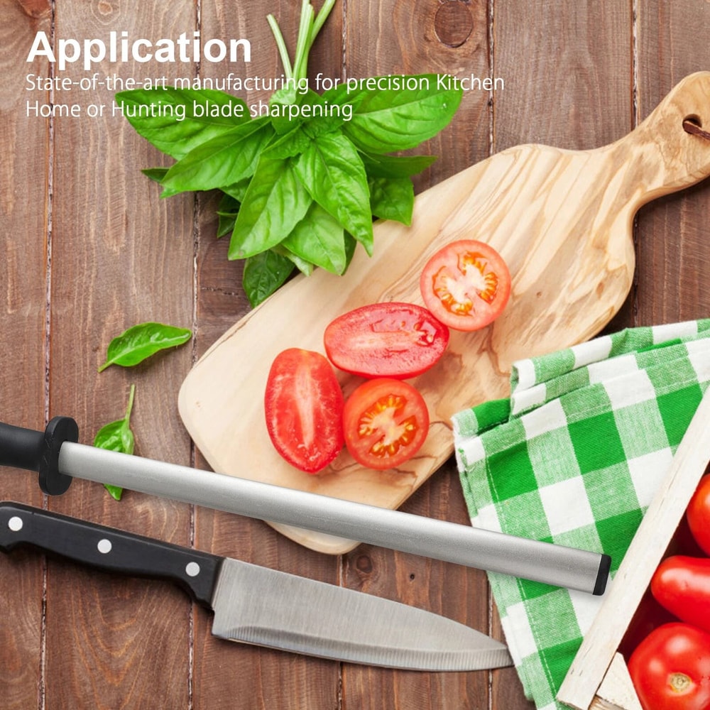 Diamond Knife Sharpener Steel Honing Rod For Kitchen And Home Use Precision Sharpening Tool For Al 1