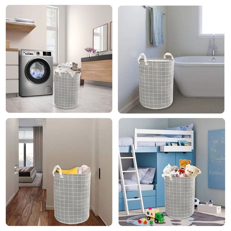 Foldable Laundry Hamper Large Storage Basket Dirty Clothes Wash Organizer Waterproof Foldable Stora 2