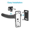RV Screen Door Latch Kit Right Hand Aluminum Handle Replacement For Travel Trailer Motorhome 5