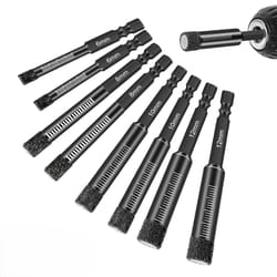 dry diamond core drill bits , hex shank, for glass, ceramic, granite, marble, tile – durable drilling