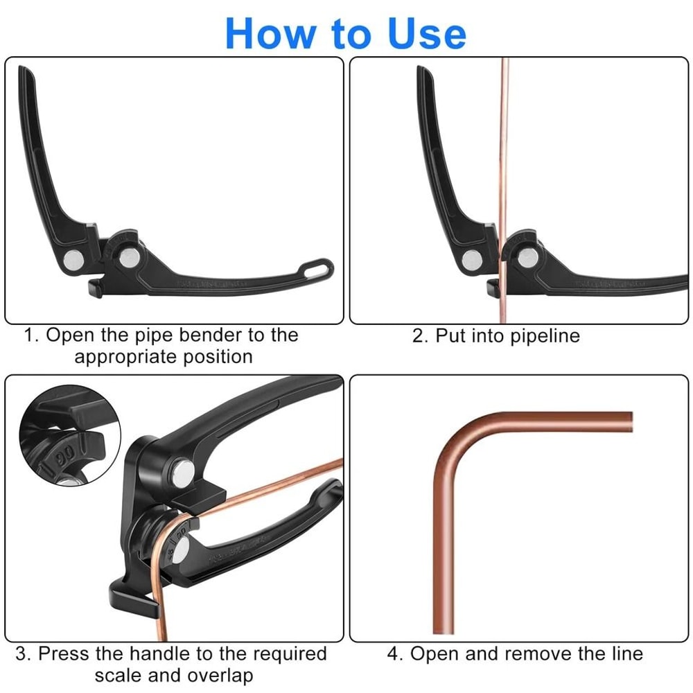 Fuel Line Tube BenderDesign For Copper Aluminum Steel OD Brake Line Bender 3