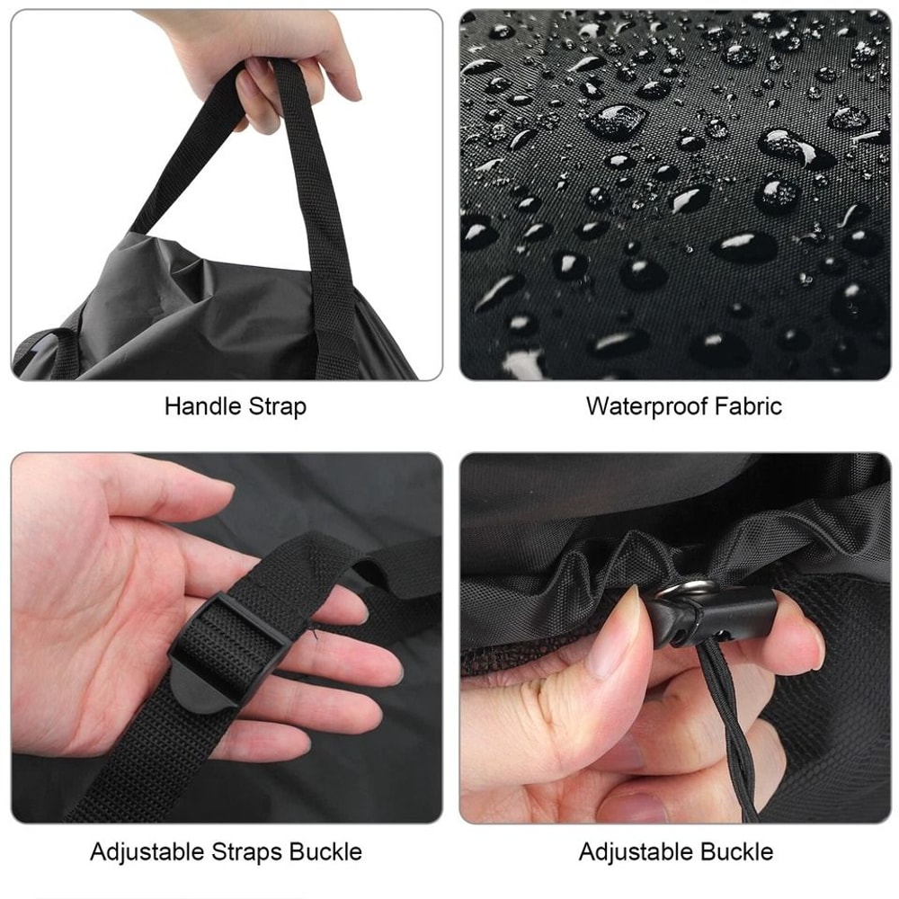 Heavy Duty Large Laundry Backpack Drawstring Closure Hamper Portable Bag For Dirty Clothes And Stor 4