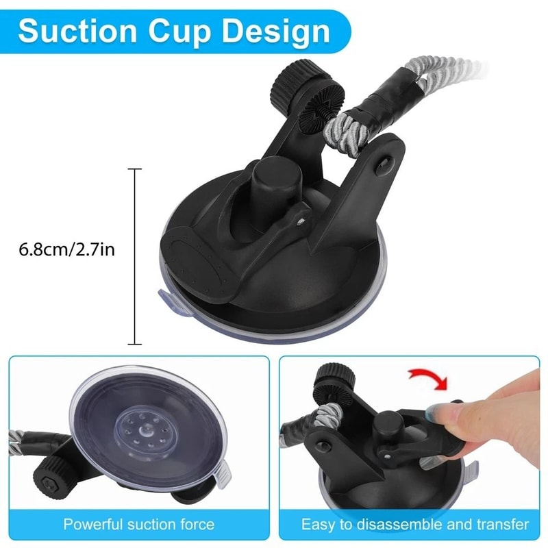 Car Hat Mounts Cowboy Cap Holder With Suction Cup Hat Rack Door Hanger Portable Storage Organizer 5