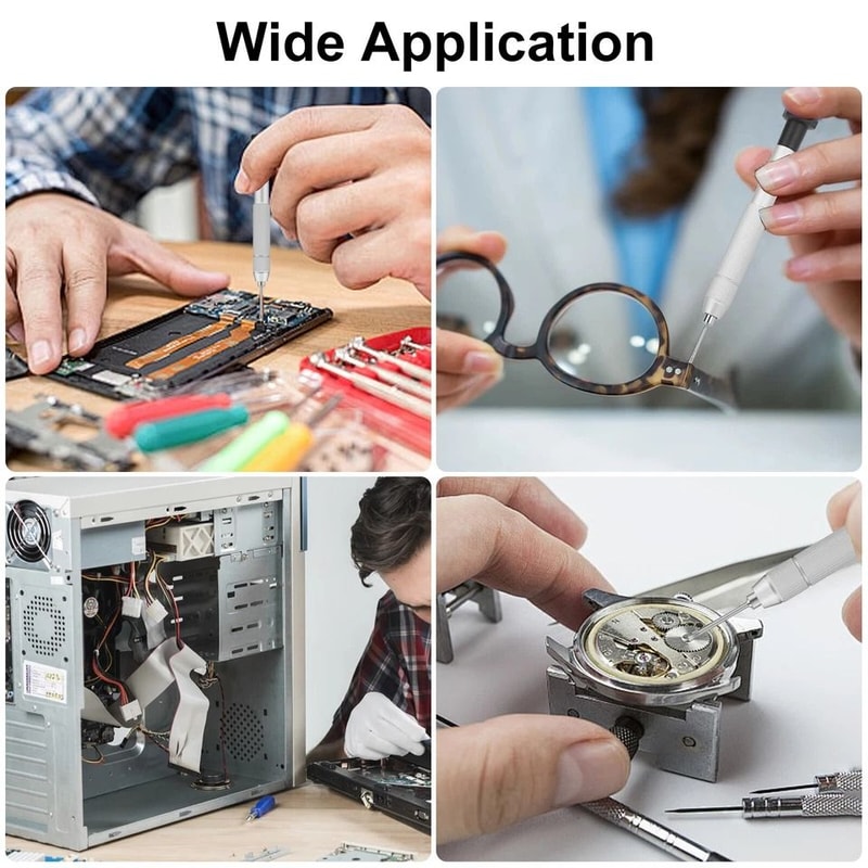 Precision Repair Kit Eyeglasses Watches Clocks Tools Portable Magnetic Screwdrivers For Home Jewelr 1