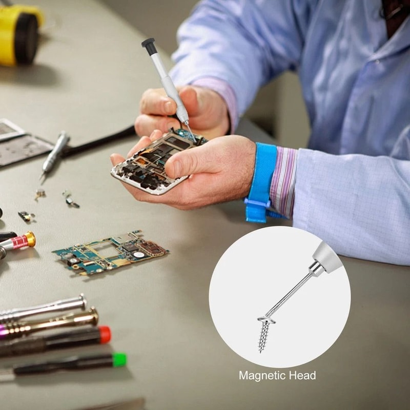 Precision Repair Kit Eyeglasses Watches Clocks Tools Portable Magnetic Screwdrivers For Home Jewelr 4