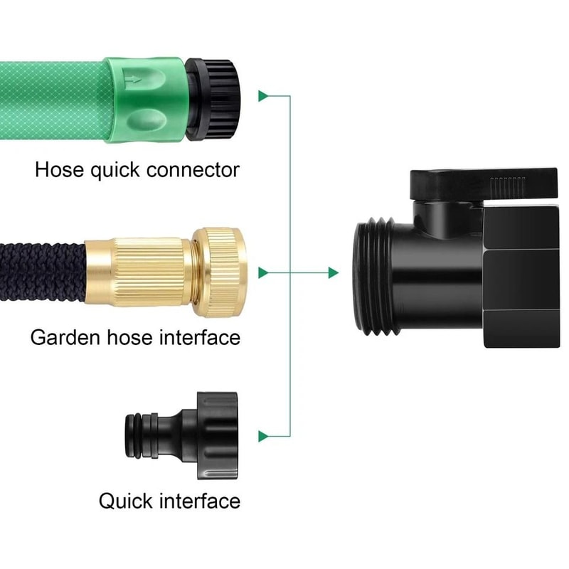 Stop Valves ABS Control Valves LeakProof Design Easy Installation For Plumbing Irrigation 4