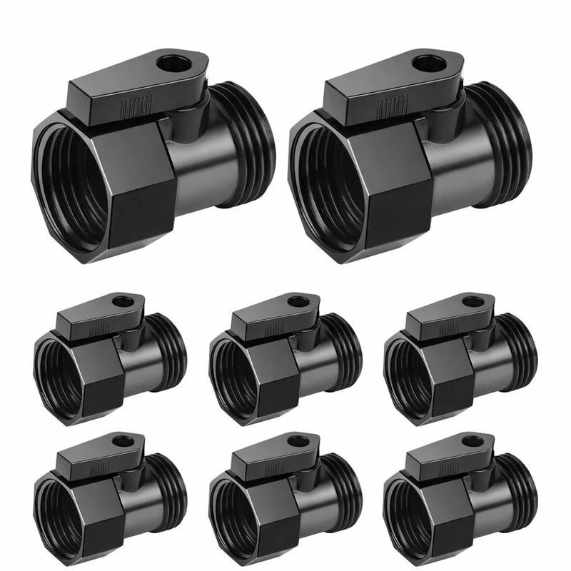 Stop Valves ABS Control Valves LeakProof Design Easy Installation For Plumbing Irrigation 0