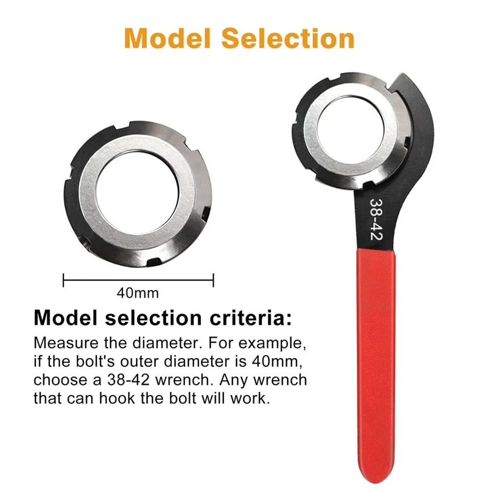 HighStrength Adjustable C Spanner Wrench For Coilover Locking Nuts Shock Absorber Adjustment 4