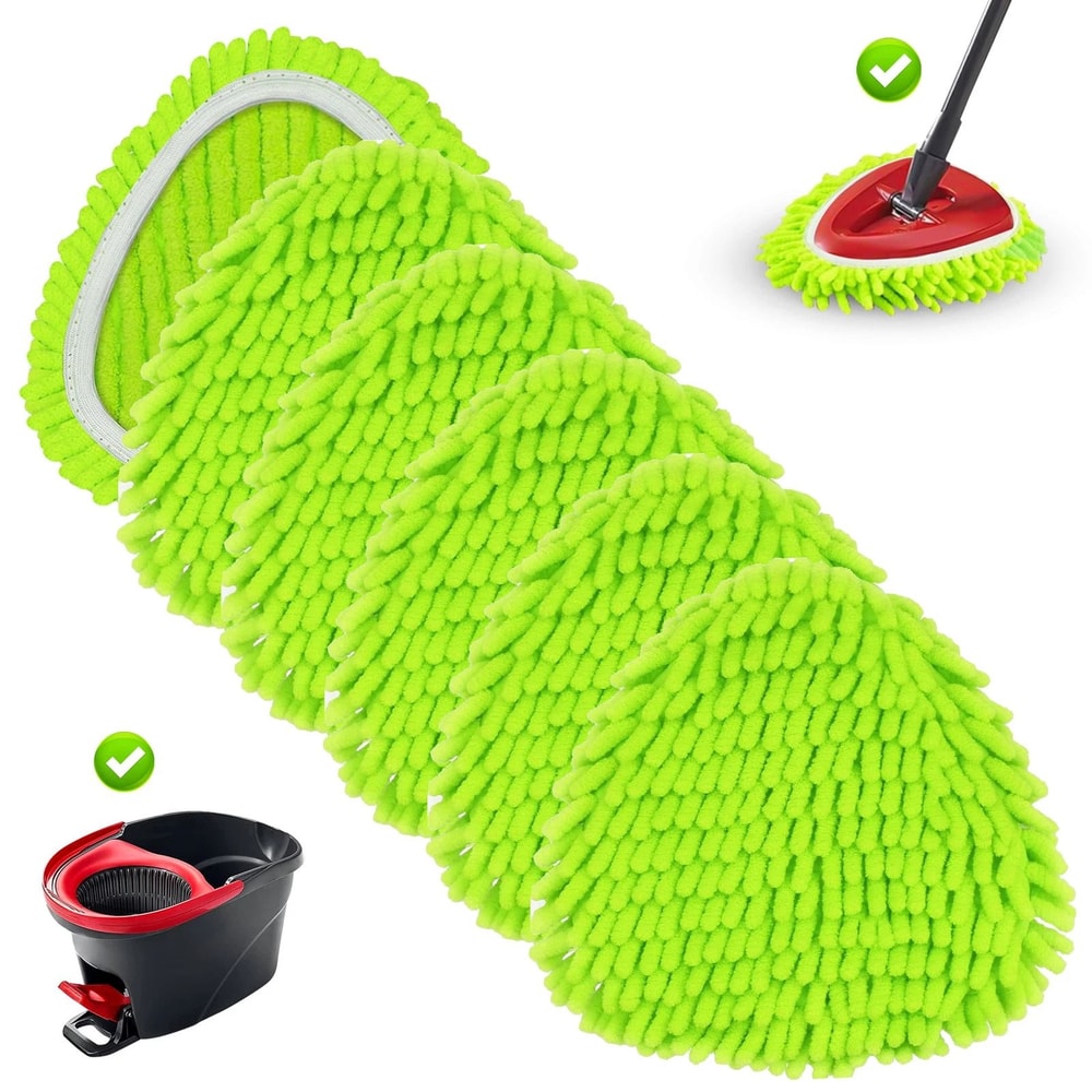Mop Refills Replacement Heads EasyWring Compatible Microfiber Mop Pads For Strong Absorption And Ea 0