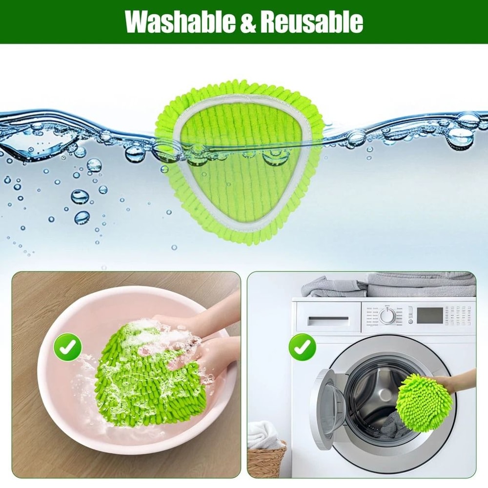 Mop Refills Replacement Heads EasyWring Compatible Microfiber Mop Pads For Strong Absorption And Ea 4