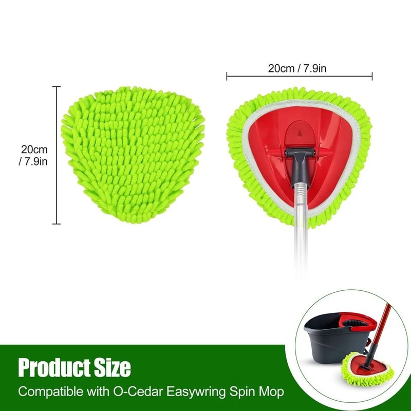 Mop Refills Replacement Heads EasyWring Compatible Microfiber Mop Pads For Strong Absorption And Ea 6