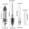 Grease Injector Needle Set Grease Gun Nozzle Rubber Joint Tip For Automotive Industrial And Machine 5