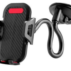 universal car dashboard mount holder, windshield cradle stand for smartphones, iphone, samsung, lg, pixel