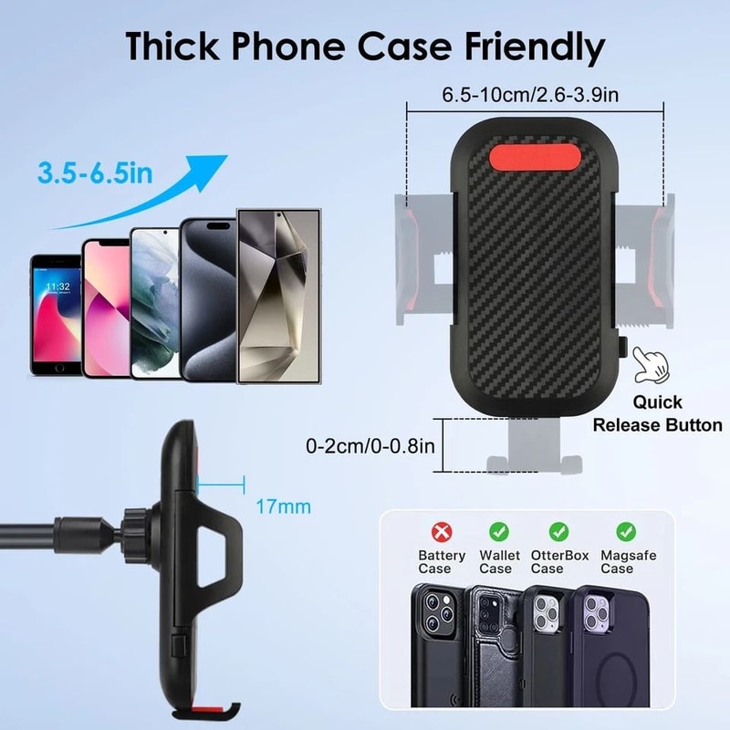 Universal Car Dashboard Mount Holder Windshield Cradle Stand For Smartphones IPhone Samsung LG Pixe 5