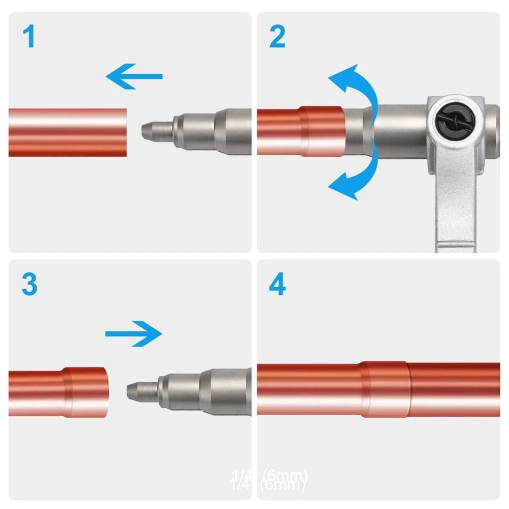 Copper Tube Expander Swaging Tool For Refrigeration HVAC Air Conditioning 2