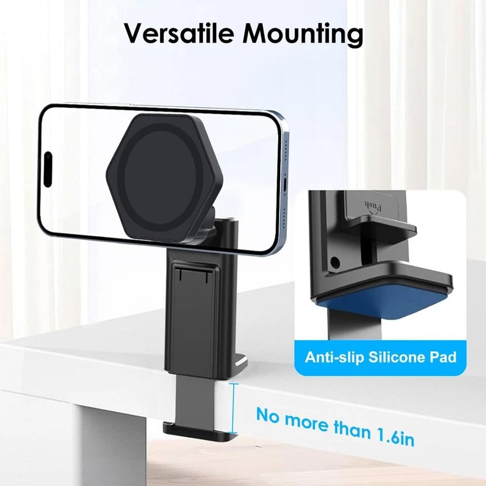 MagSafe Magnetic Phone Holder Airplane Tray Table Mount Travel IPhone Stand For MagSafe Devices 3