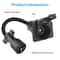 Trailer Extension Connector Heavy Duty Wiring Harness Male To Female Plug For RV Truck Boat 6
