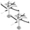 Reflective Bird Repellent Spinners WindPowered Rotation For Pigeons Woodpeckers And Outdoor Pest Co 6