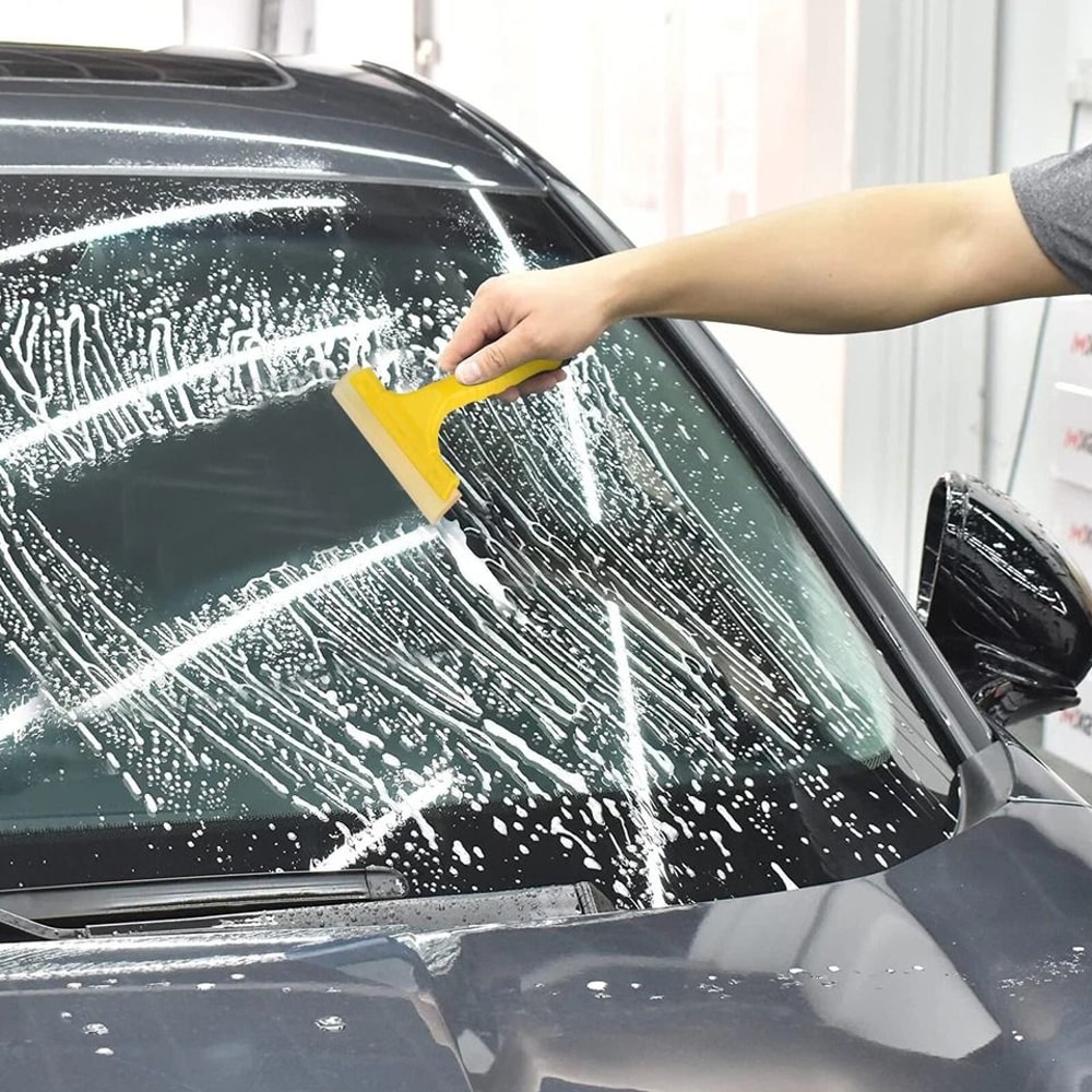 Silicone Car Water Wiper Squeegee Window Glass Cleaner Blade For Home 0