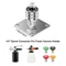 Stainless Steel Foam Cannon Wall Holder Quick Connect Pressure Washer Storage Solution 5