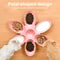 Flower Design Pet Bowl For Cats And Small Dogs Compartments Portion Control Easy Clean NonToxic Pla 6