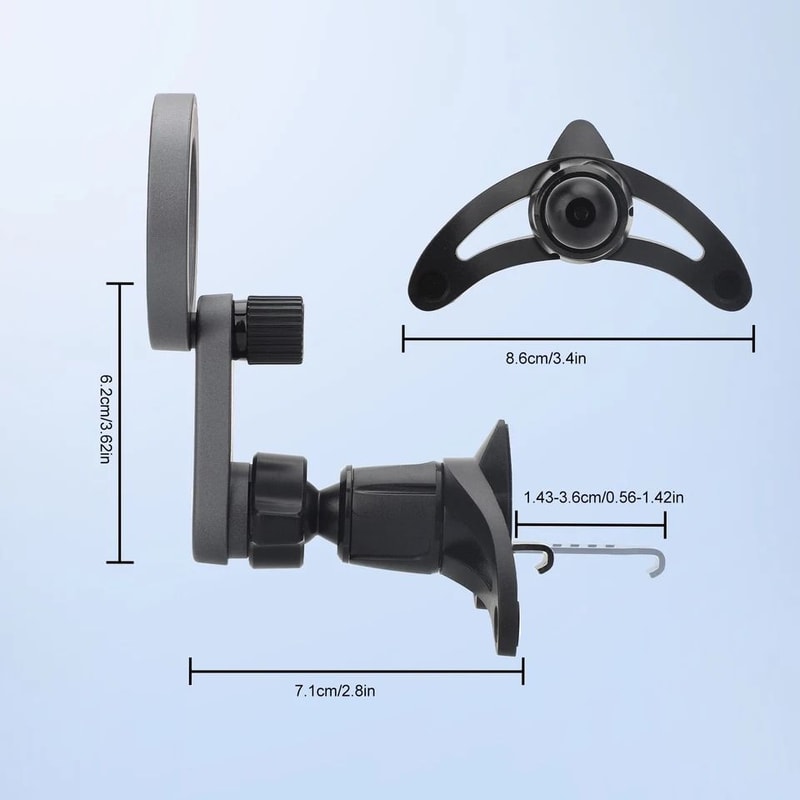 Universal Magnetic Car Air Vent Phone Mount For IPhone Samsung Google Pixel 1