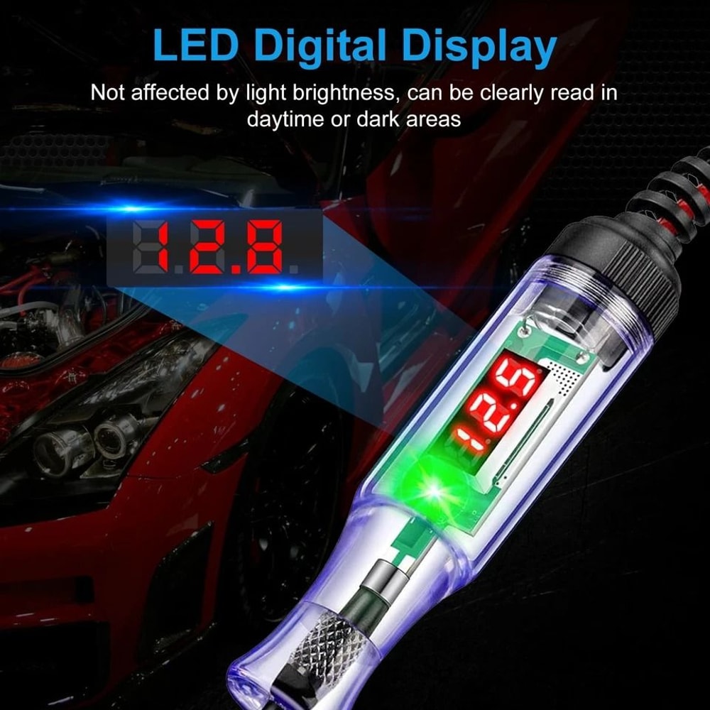 Automotive Circuit Tester LED Test Light With Probe Electrical Tool For Cars Trucks Motorcycles Boa 5