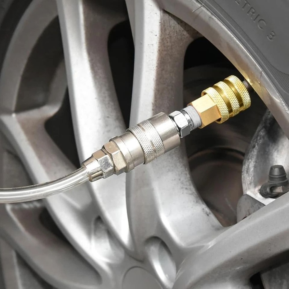 LockOn Air Chuck NPT Female Male Quick Plug LeakFree Tire Inflation For Trucks Cars Bikes 1