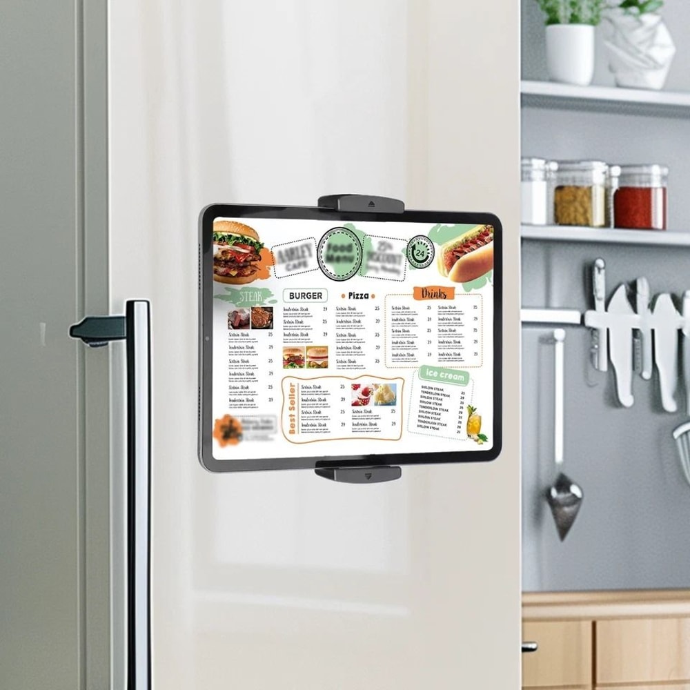 Magnetic Tablet Phone Mount For Gym Golf Cart Kitchen Rotation IPad Mount Universal Holder For Phon 3