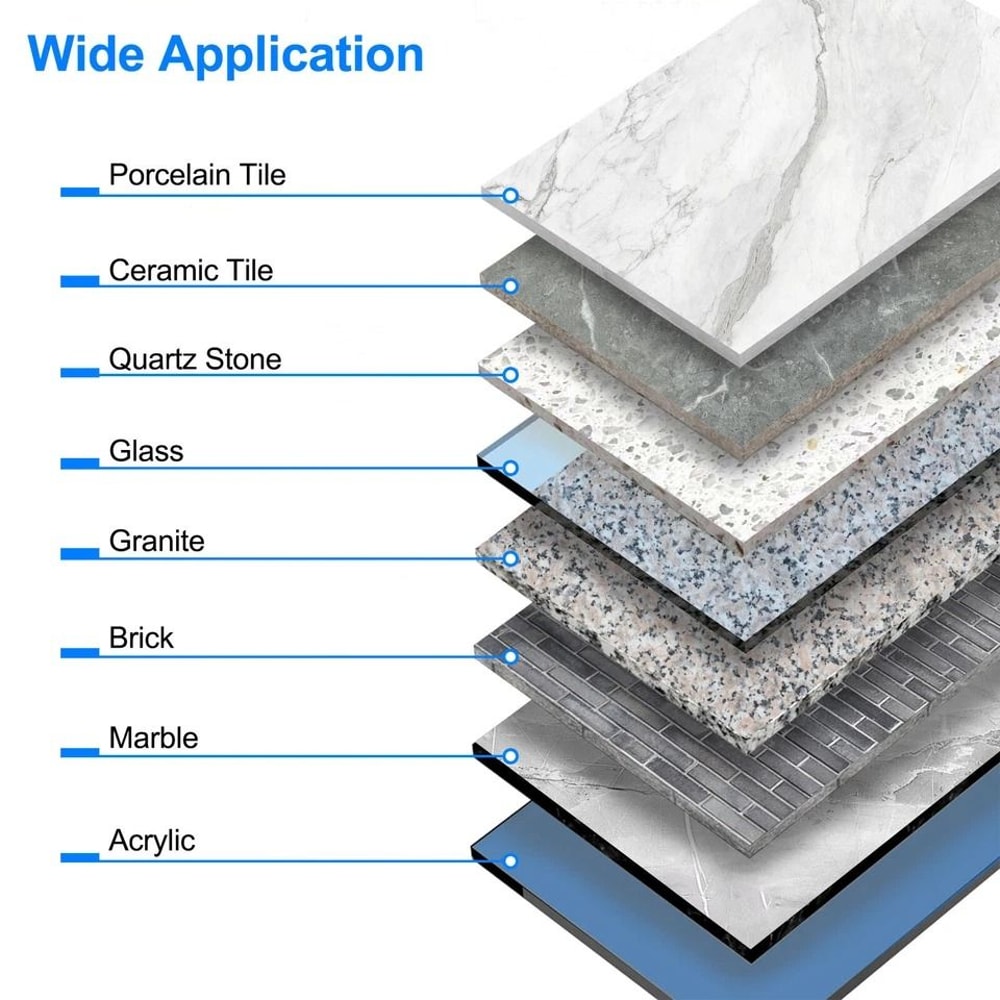 Diamond Drill Bits Set For Marble Porcelain Ceramic Tile Glass Dry Drilling Hole Saw High Carbon S 4