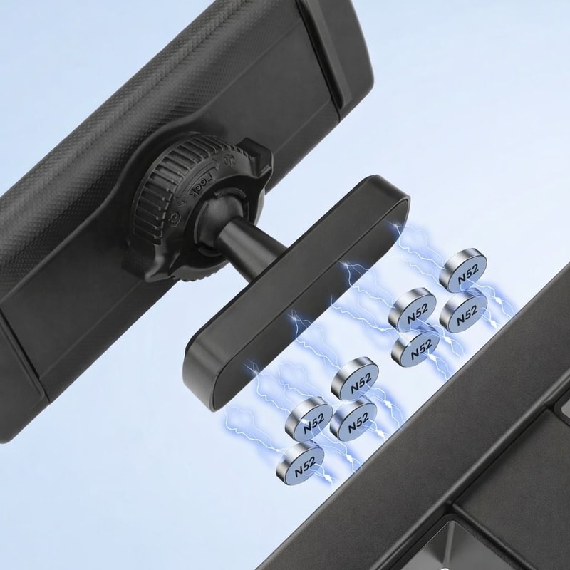 Magnetic Tablet Phone Mount For Gym Golf Cart Kitchen Rotation IPad Mount Universal Holder For Phon 0