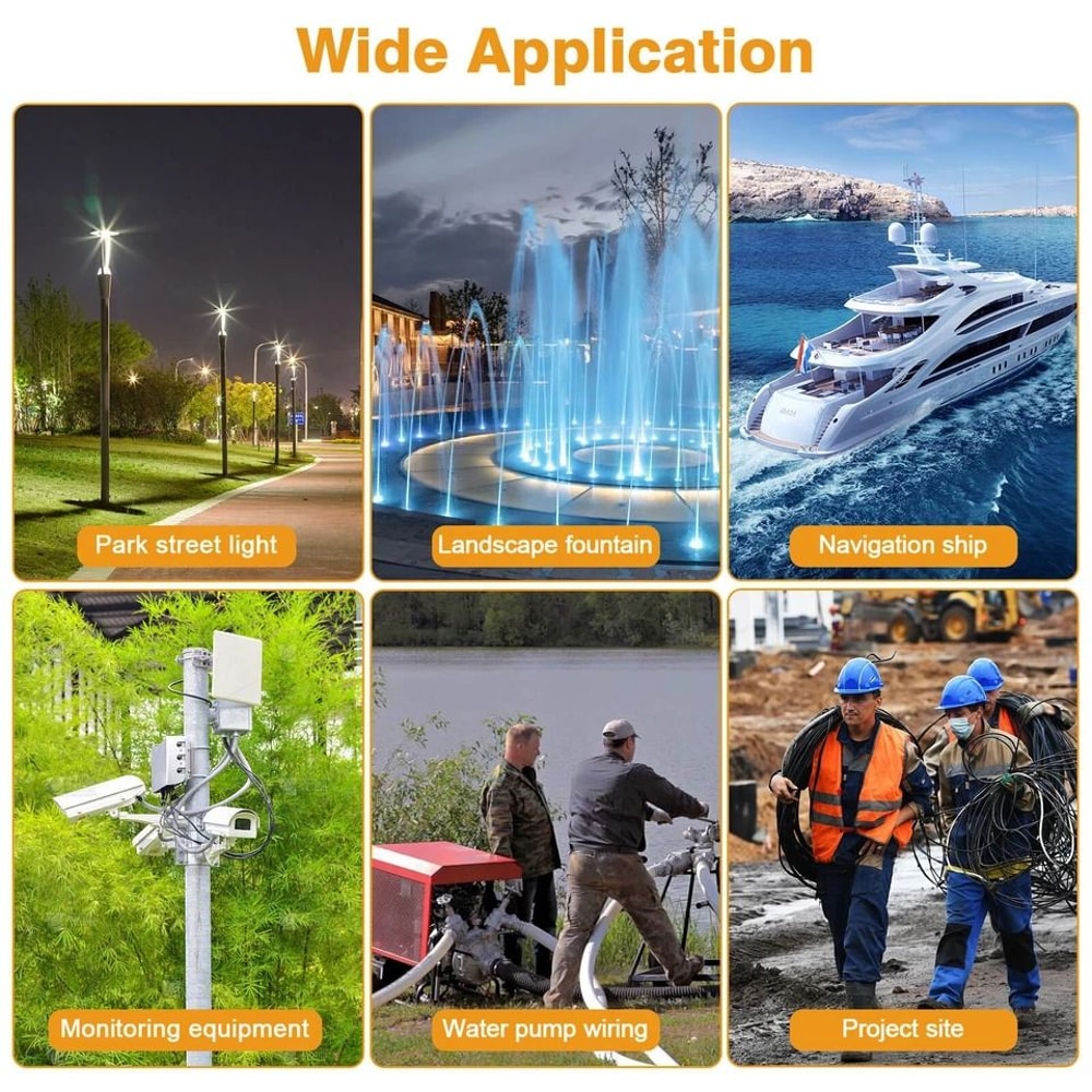 Waterproof Outdoor Way Junction Box Cable Connector For AWG Fireproof And ImpactResistant 1