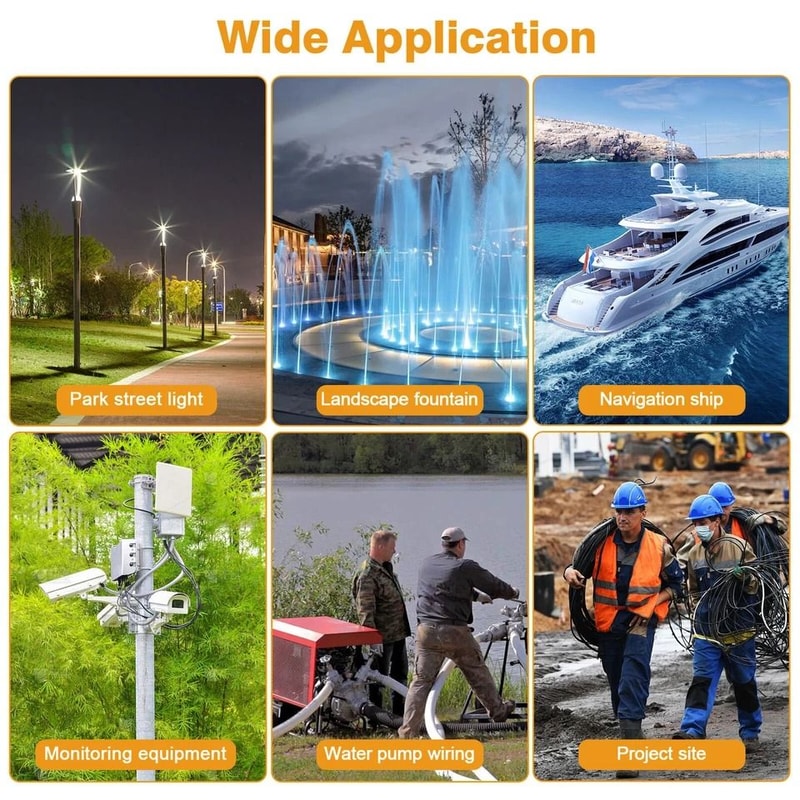 Waterproof Outdoor Way Junction Box Cable Connector For AWG Fireproof And ImpactResistant 1