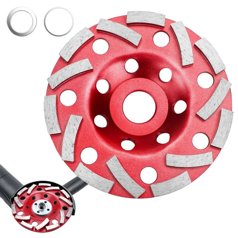 Diamond Grinding Cup Wheel Concrete Granite Tile Adhesive Grit Segment 0