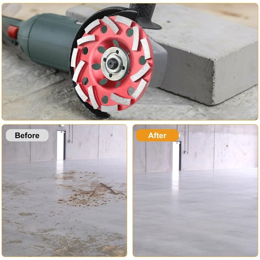 Diamond Grinding Cup Wheel Concrete Granite Tile Adhesive Grit Segment 6
