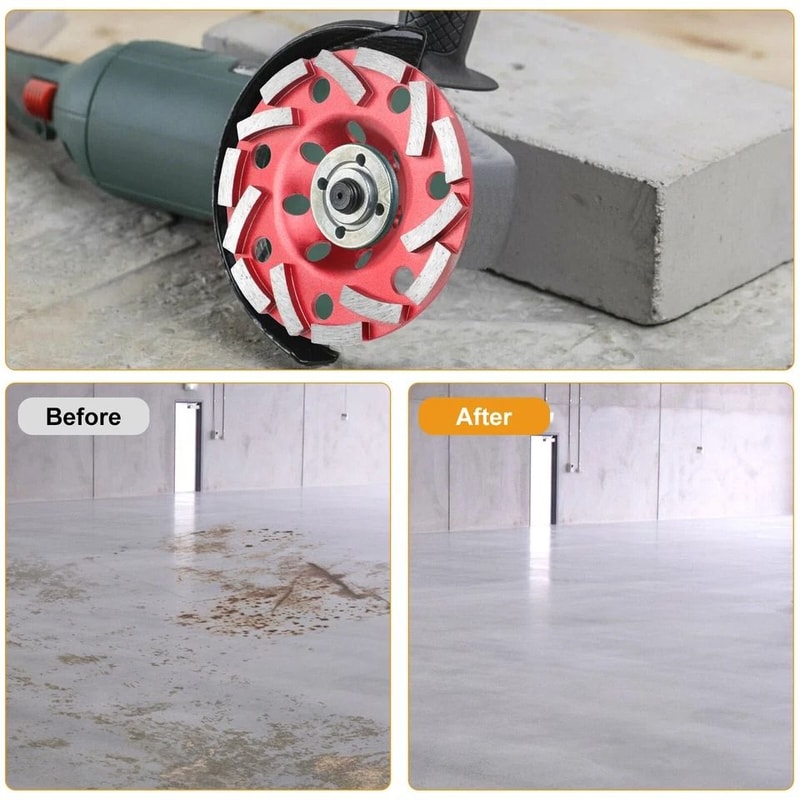Diamond Grinding Cup Wheel Concrete Granite Tile Adhesive Grit Segment 6