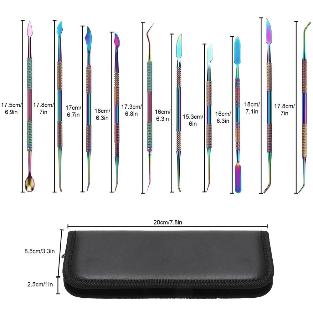 Stainless Steel Carving Tool Set DoubleEnded Sculpting Knives For Ceramic Clay Wood Jewelry Pumpkin 3