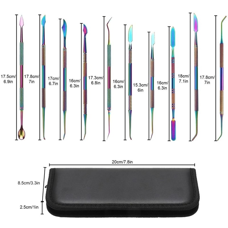 Stainless Steel Carving Tool Set DoubleEnded Sculpting Knives For Ceramic Clay Wood Jewelry Pumpkin 3