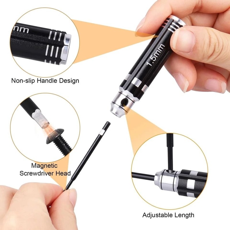 RC Hex Driver Set Screwdriver Tool For Scale RC Cars Trucks Buggy Traxxas Axial Perfect For Mainte 5
