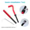 Thread Repair Kit Stainless Steel Inserts HSS Tap Helicoil Style Automotive Tools 7