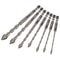 HighQuality Ceramic Tile Drill Bit Set Eccentric Tungsten Steel FourFlute Sawtooth For Tile Glass C 0