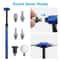Paintless Dent Repair Hammer Car Dent Puller Lifter Kit Retractable Tool For Hail Removal Aluminum 4